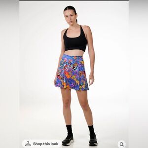Dana Jo Colorful Floral Women's Skirt/Skort